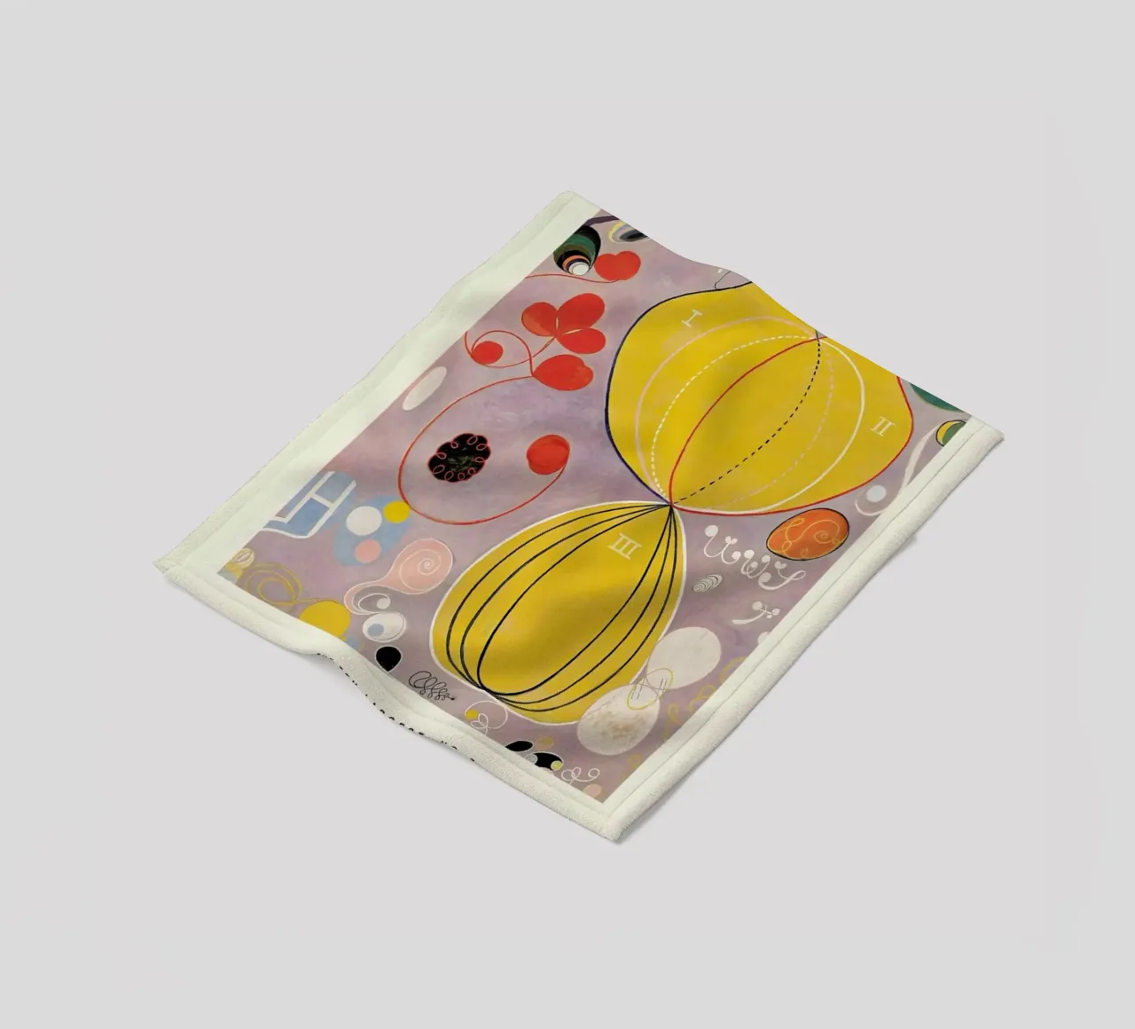 Hilma af Klint - The Ten Largest, No. 7 coperta in pile da Vintage by JUNIQE