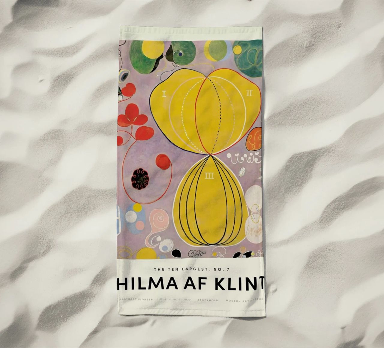 Hilma af Klint - The Ten Largest, No. 7 telo mare da Vintage by JUNIQE