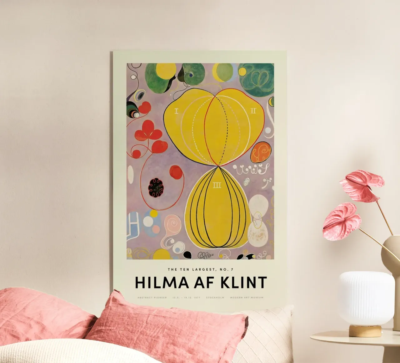 Hilma af Klint - The Ten Largest, No. 7 metacrilato de Vintage by JUNIQE