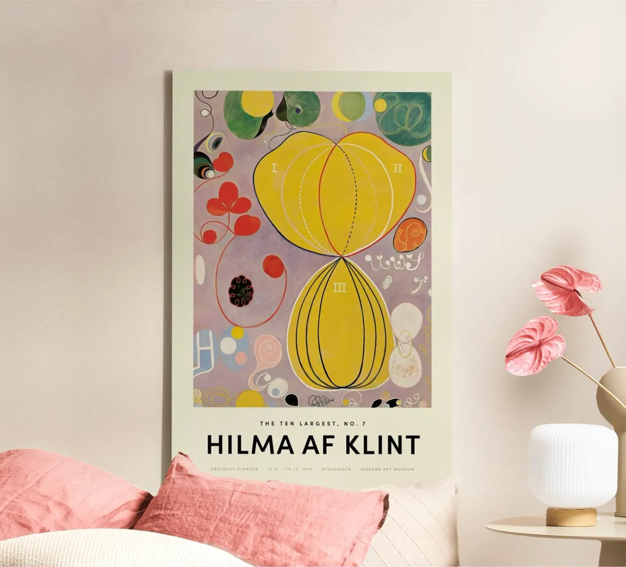 Hilma af Klint - The Ten Largest, No. 7 canvas by Vintage by JUNIQE