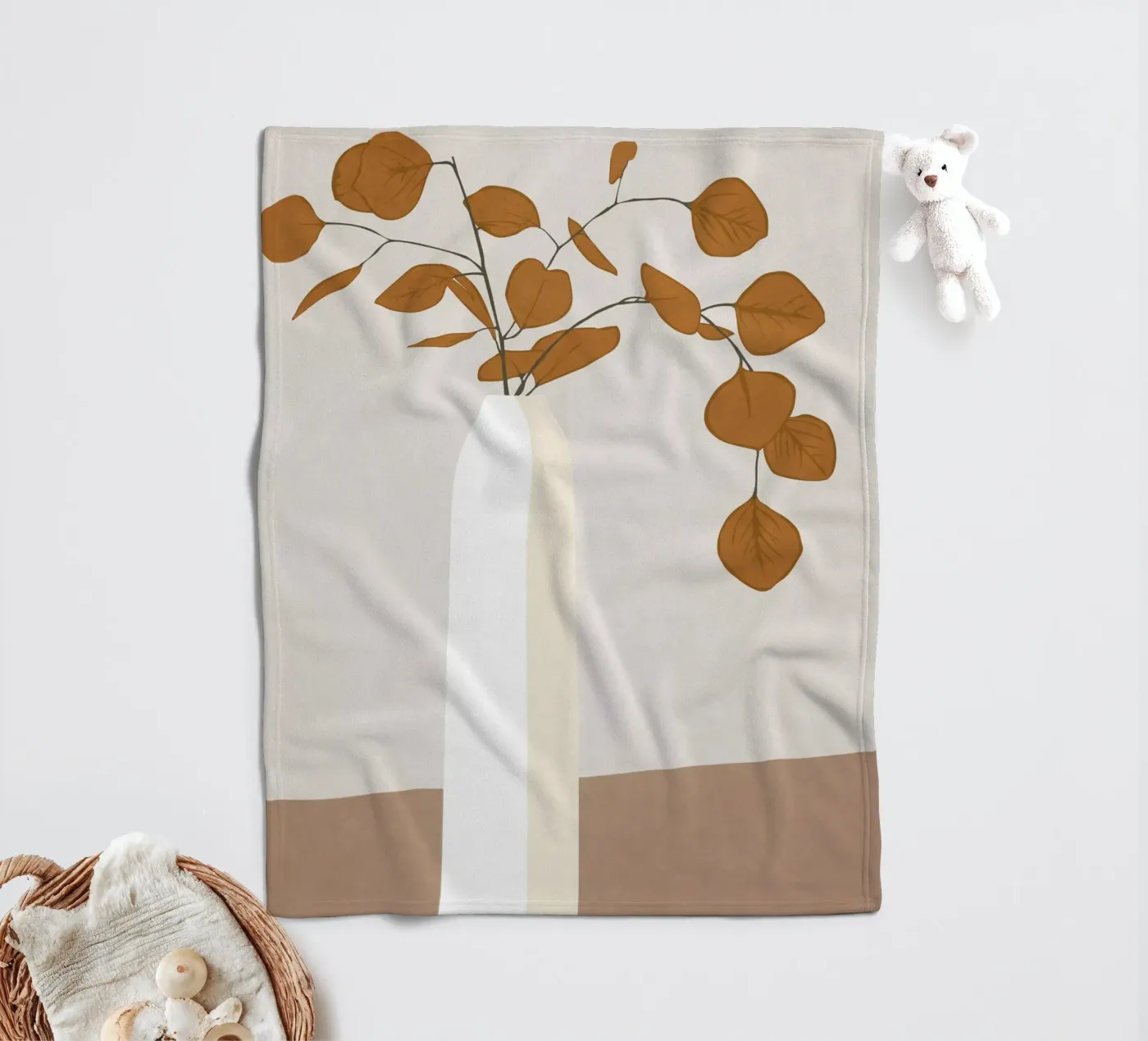 Plant fleece blanket by cityart