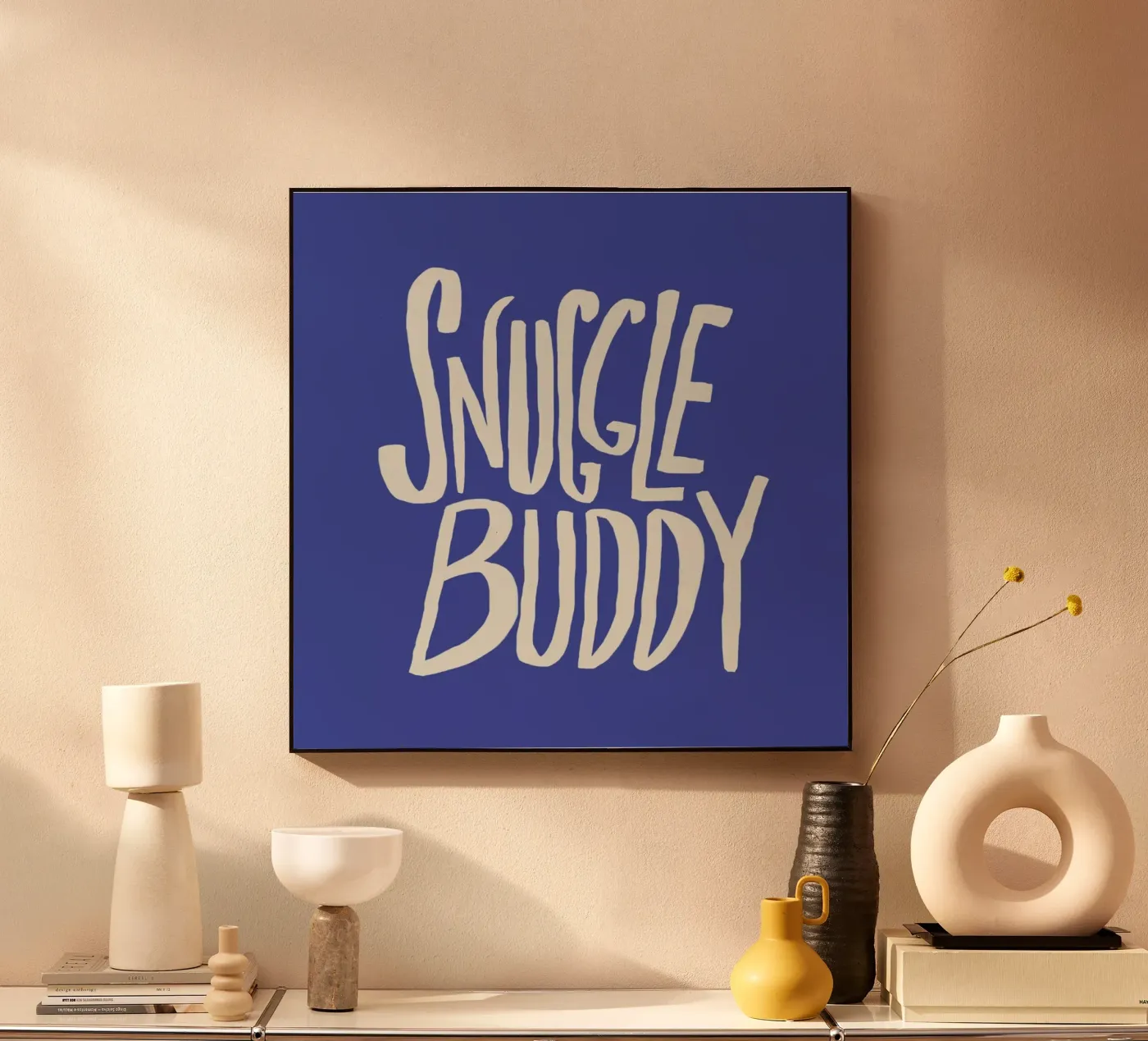 Snuggle Buddy - Blue plexiglass da Leah Flores