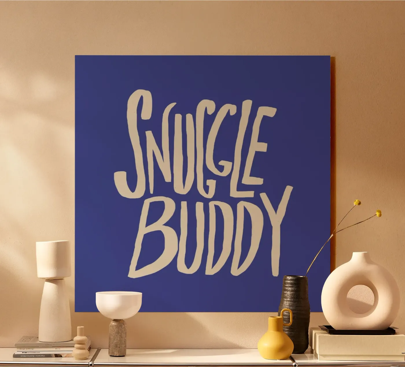Snuggle Buddy - Blue plexiglass da Leah Flores