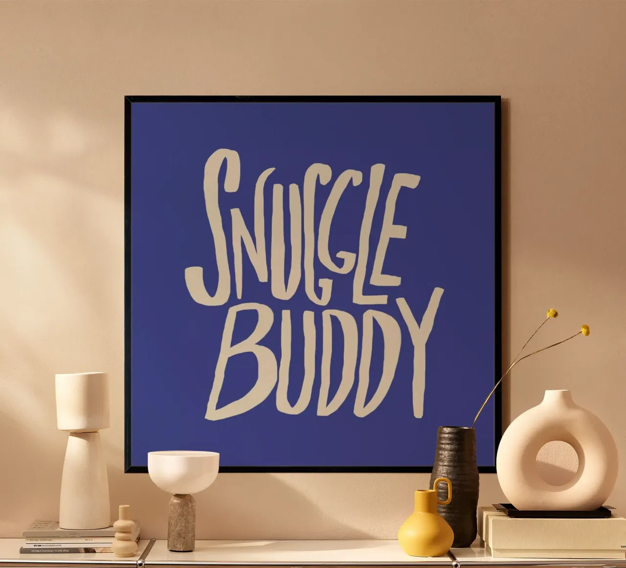 Snuggle Buddy - Blue poster da Leah Flores