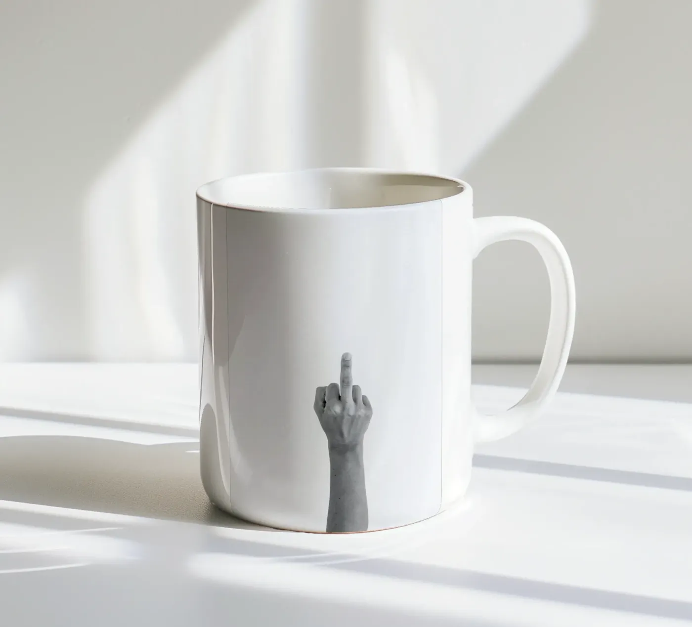 No Words Needed ceramic mug by Studio Nahili