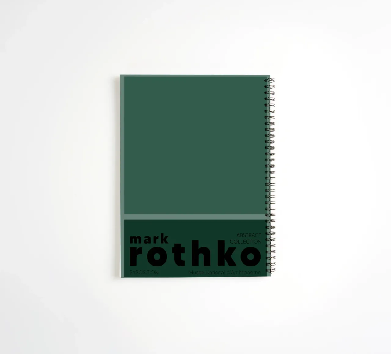 Mark Rothko Abstract Color Field Painting Print spiral notebook by NorwesClub
