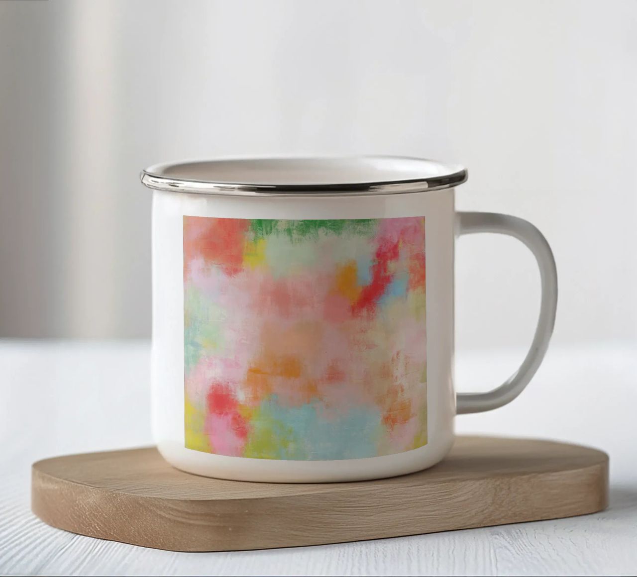 Spring Spark - Frühlingsfunke tazza in smalto da Petra Lang