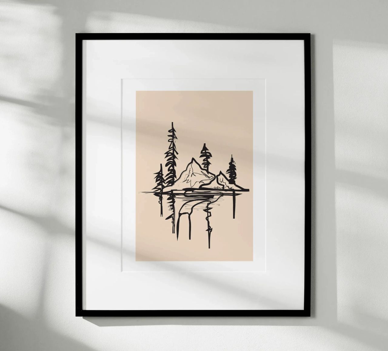 Abstract Landscape II Poster von cityart