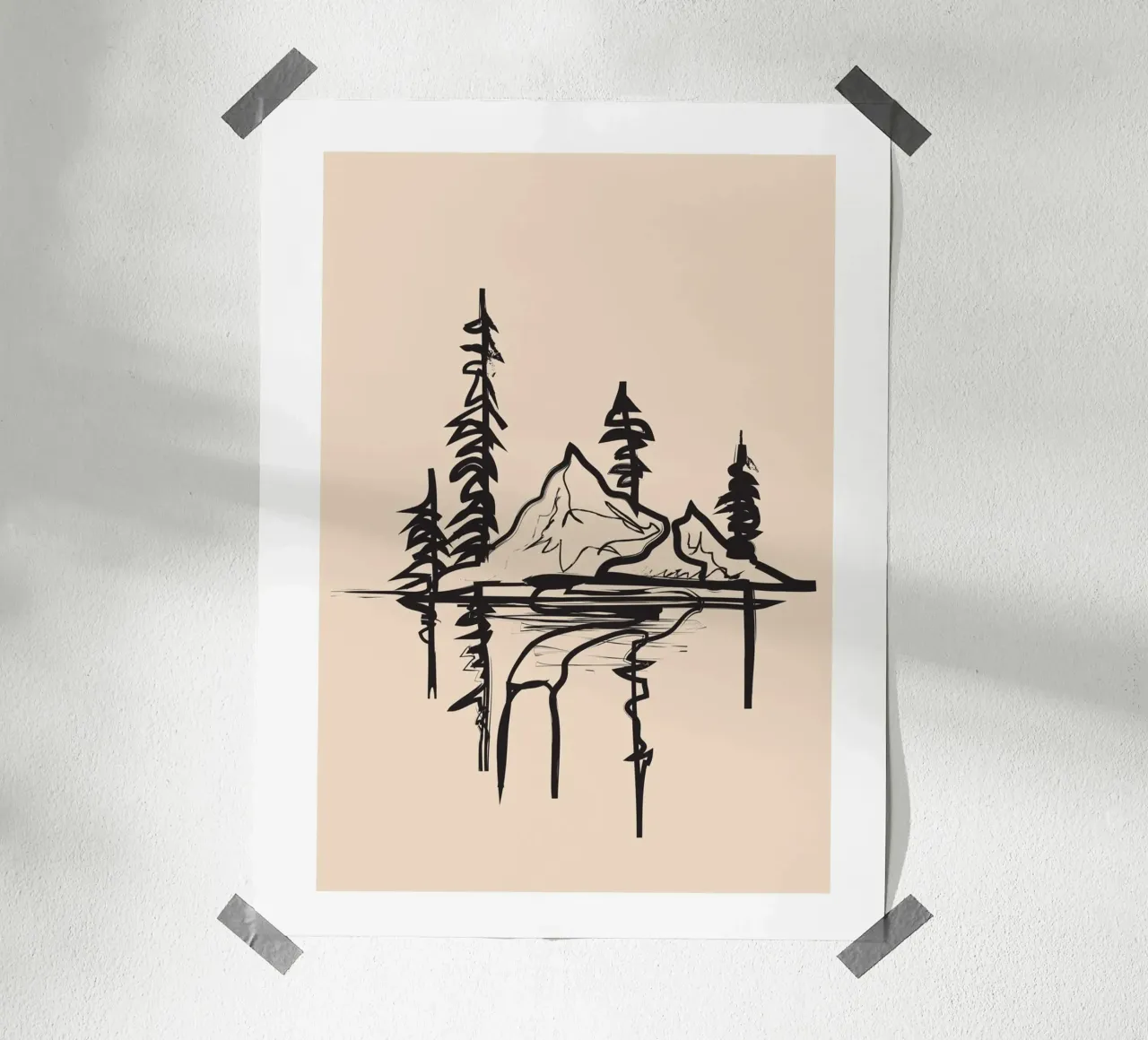 Abstract Landscape II poster da cityart