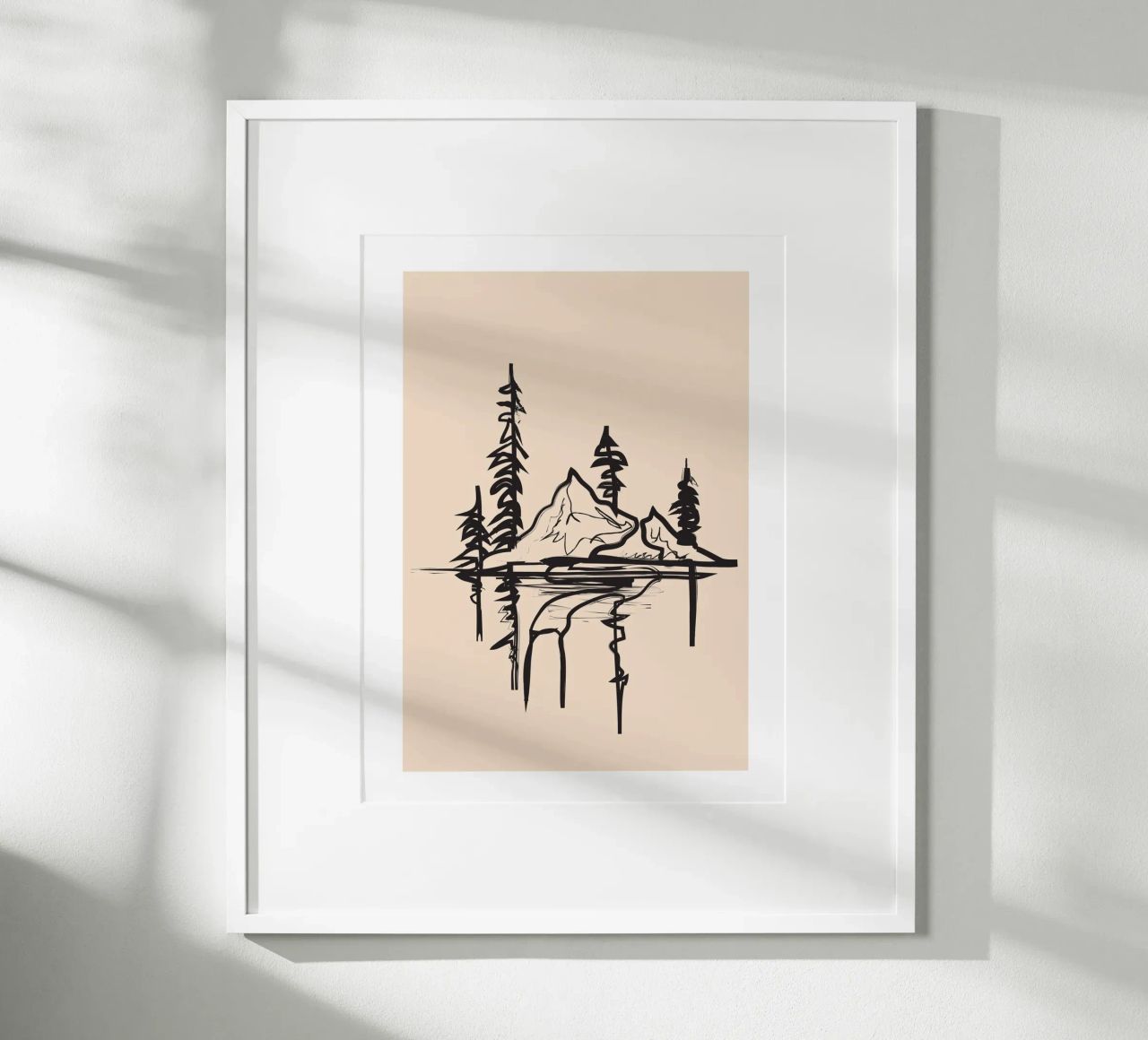 Abstract Landscape II Poster von cityart
