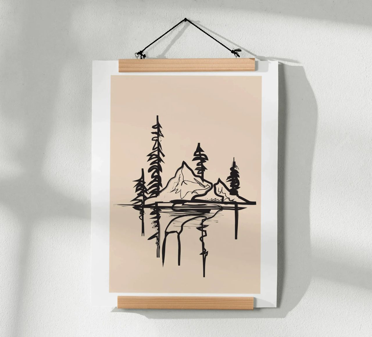 Abstract Landscape II Poster von cityart