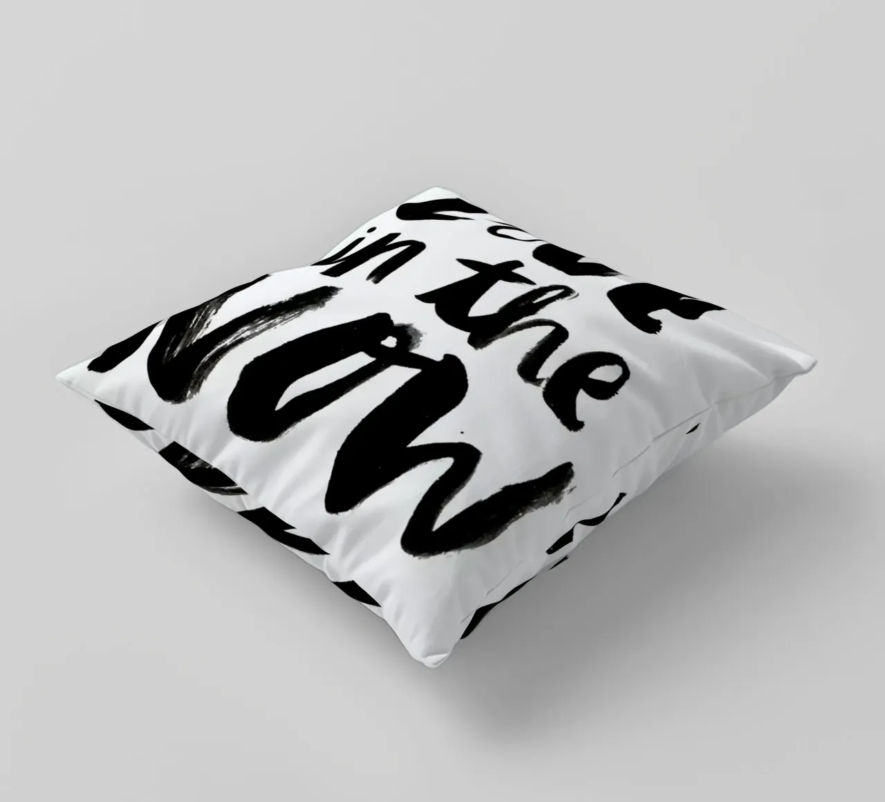Live Now decorative cushion by Dead Language