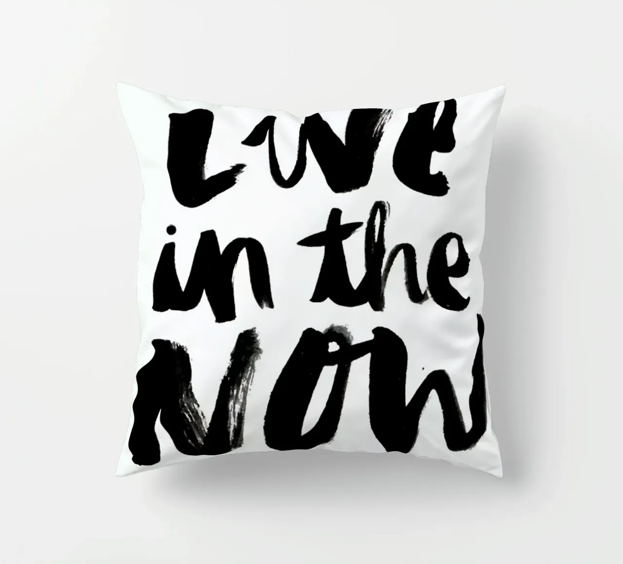 Live Now decorative cushion by Dead Language
