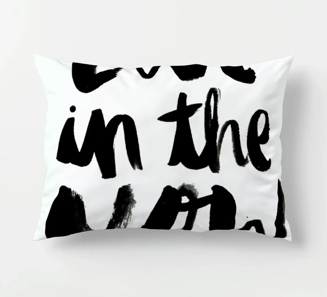 Live Now decorative cushion by Dead Language