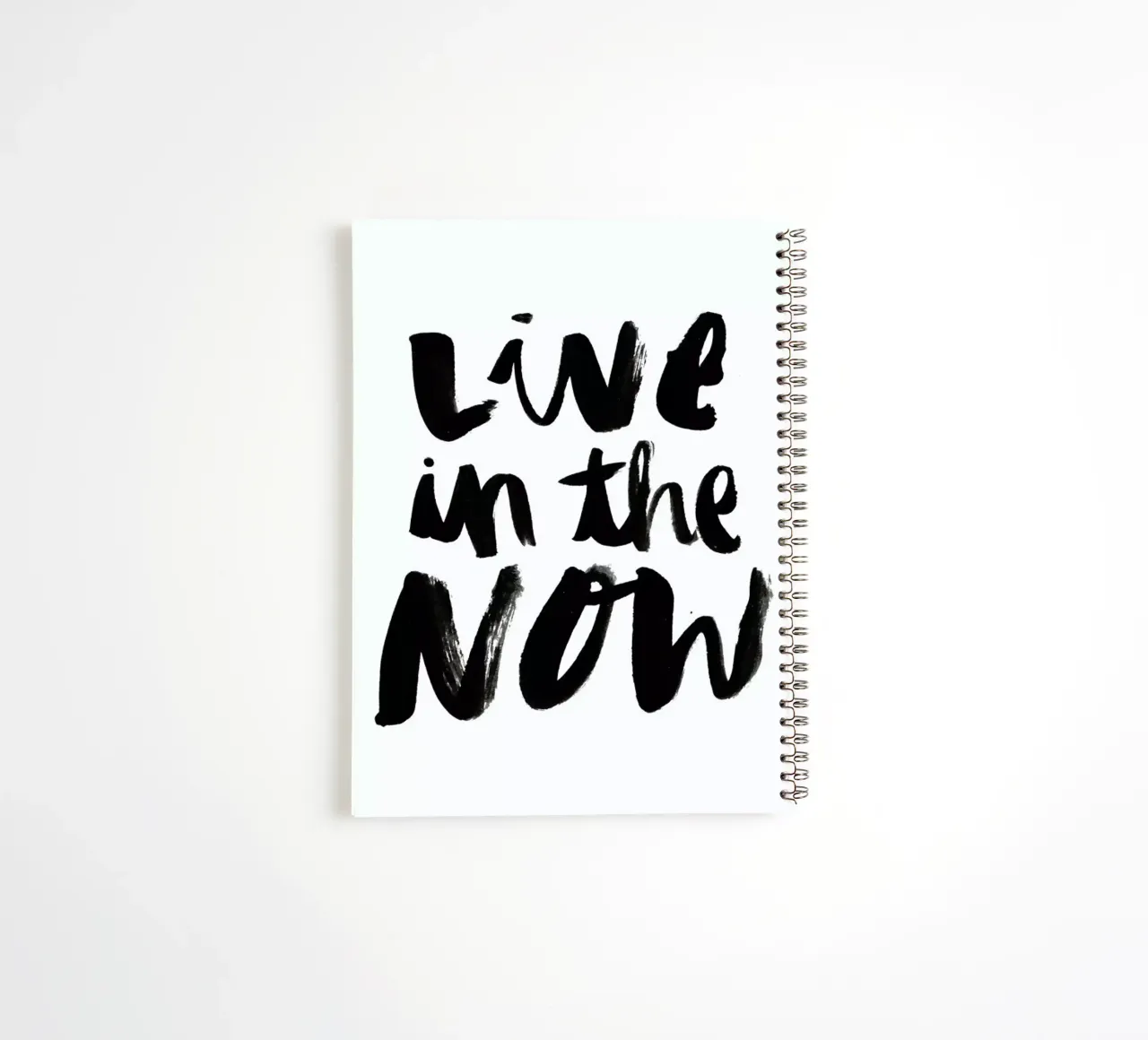 Live Now spiral notebook by Dead Language