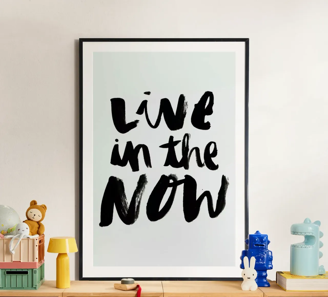 Live Now poster con telaio in alluminio da Dead Language