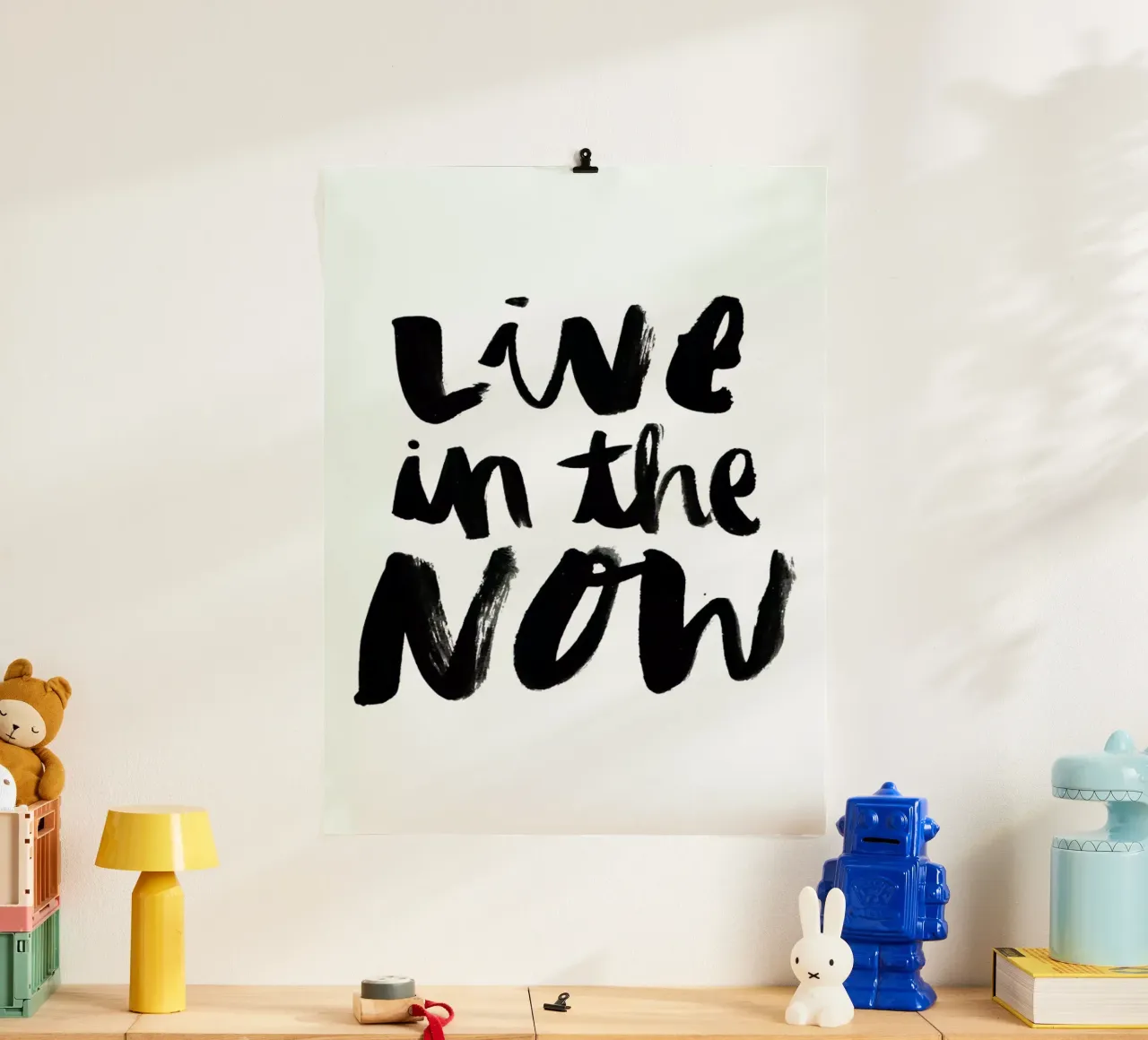 Live Now poster con telaio in alluminio da Dead Language