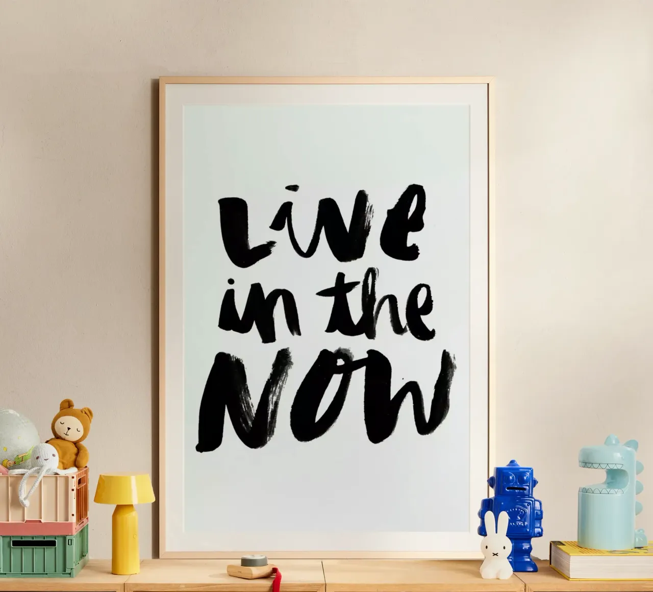 Live Now poster con telaio in alluminio da Dead Language