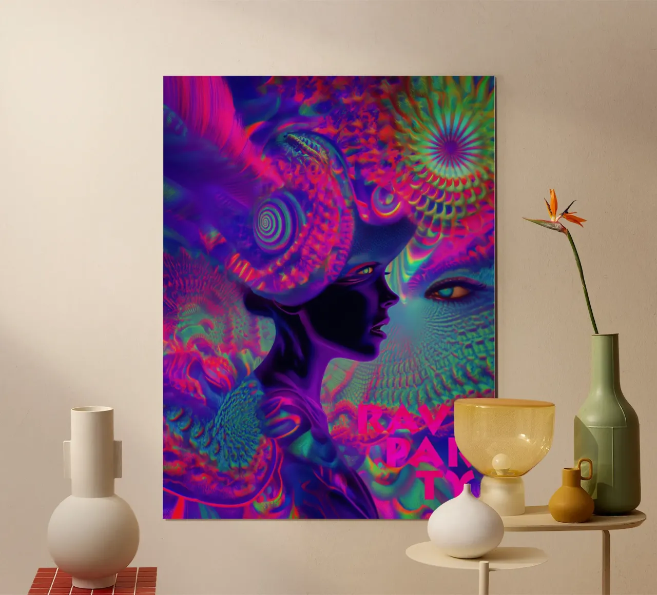 Poster Rave Party | Psichedelico poster da Autofocus