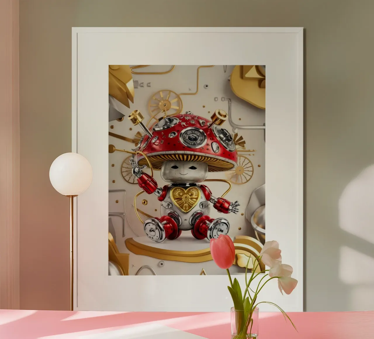 Robe steampunck a fungo poster da dinem