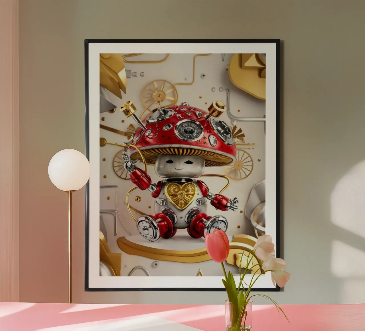 Robe steampunck a fungo poster da dinem