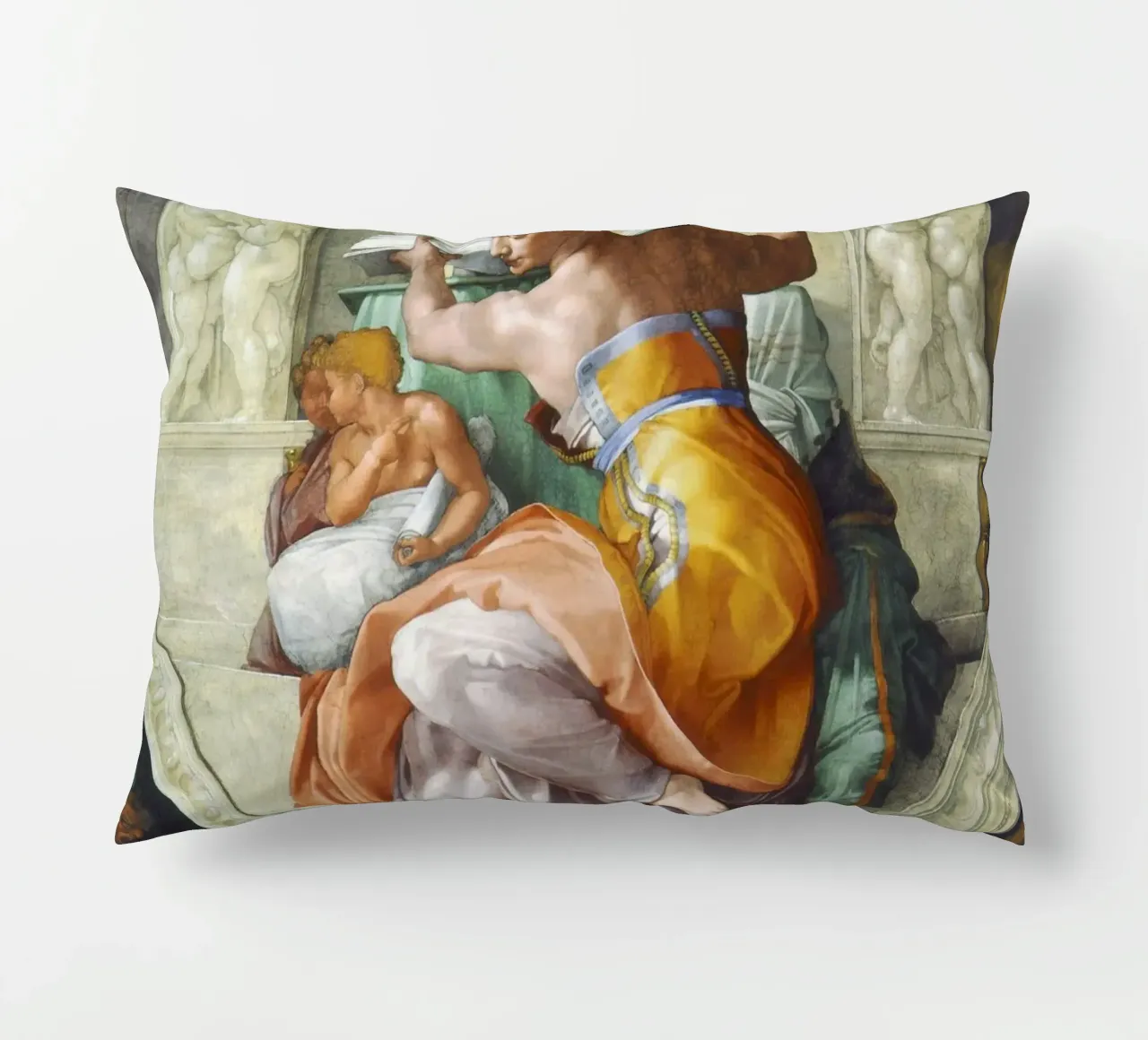 Michelangelo's Libyan Sibyl (c. 1511) cuscino da Venus Art