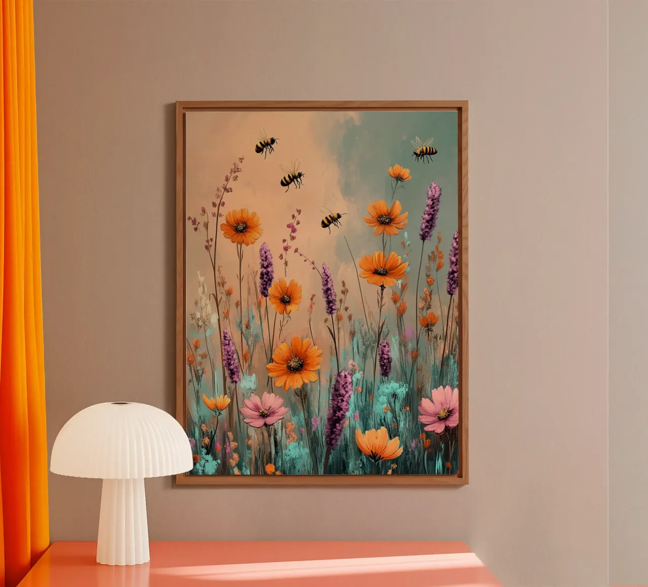 Flowers Lavender A alluminio dibond da Mateo