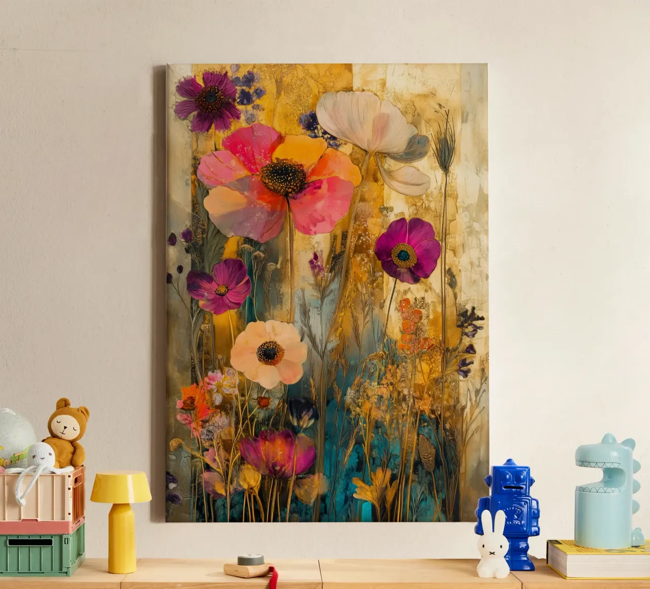 Geheime weide canvas van Justyna Jaszke JBJart