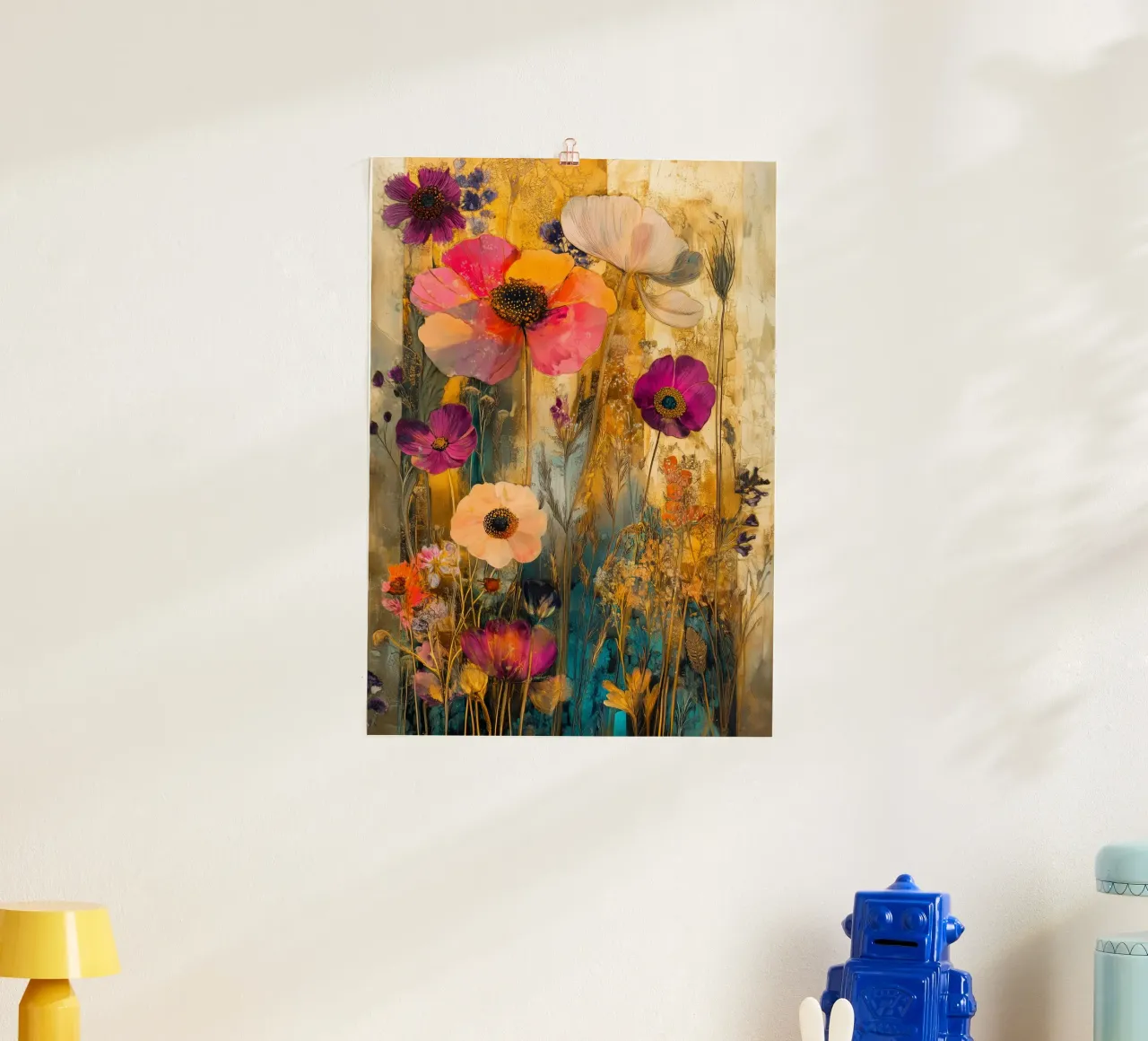 Secret meadow poster with aluminum frame by Justyna Jaszke JBJart