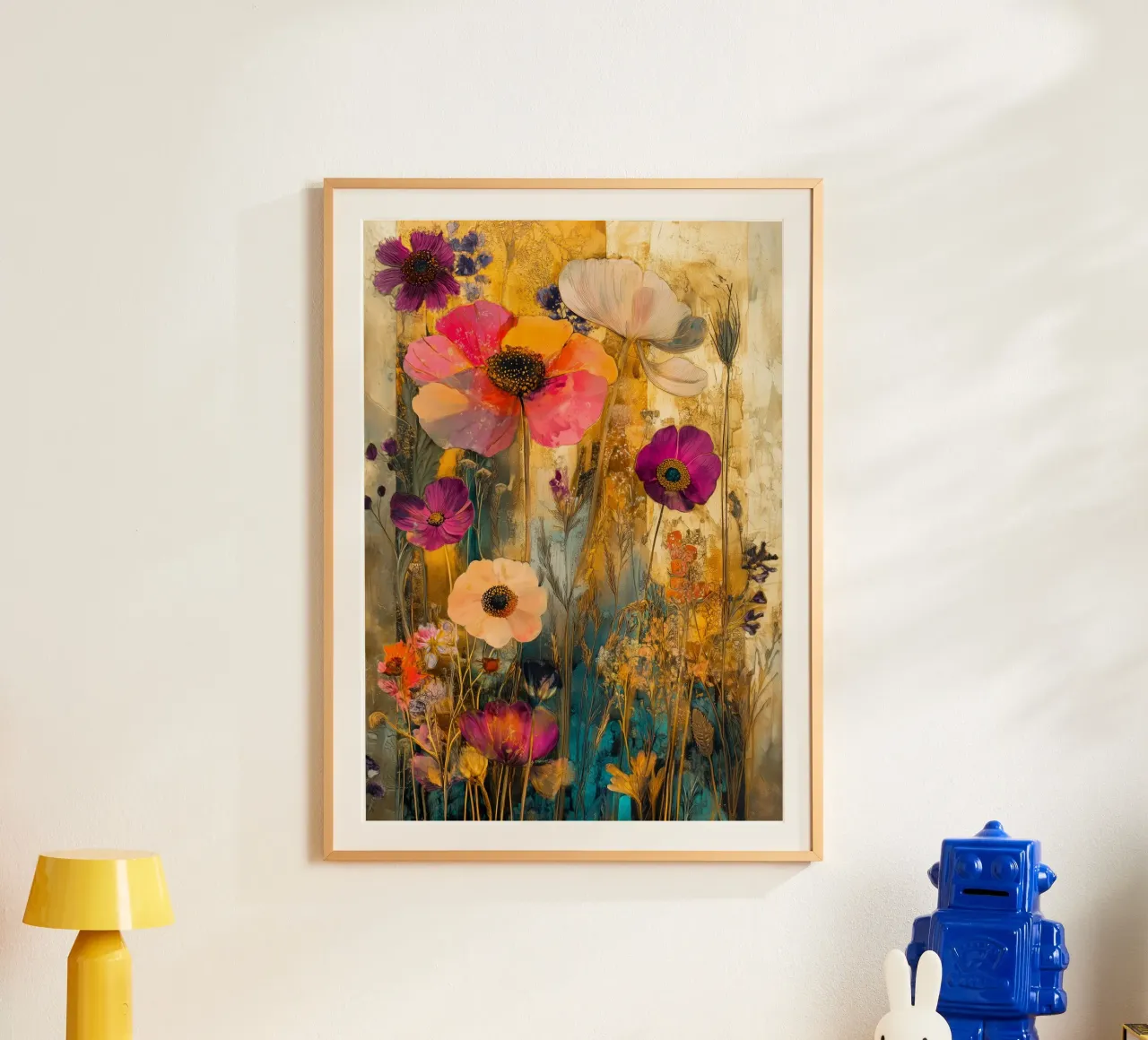 Secret meadow poster with aluminum frame by Justyna Jaszke JBJart