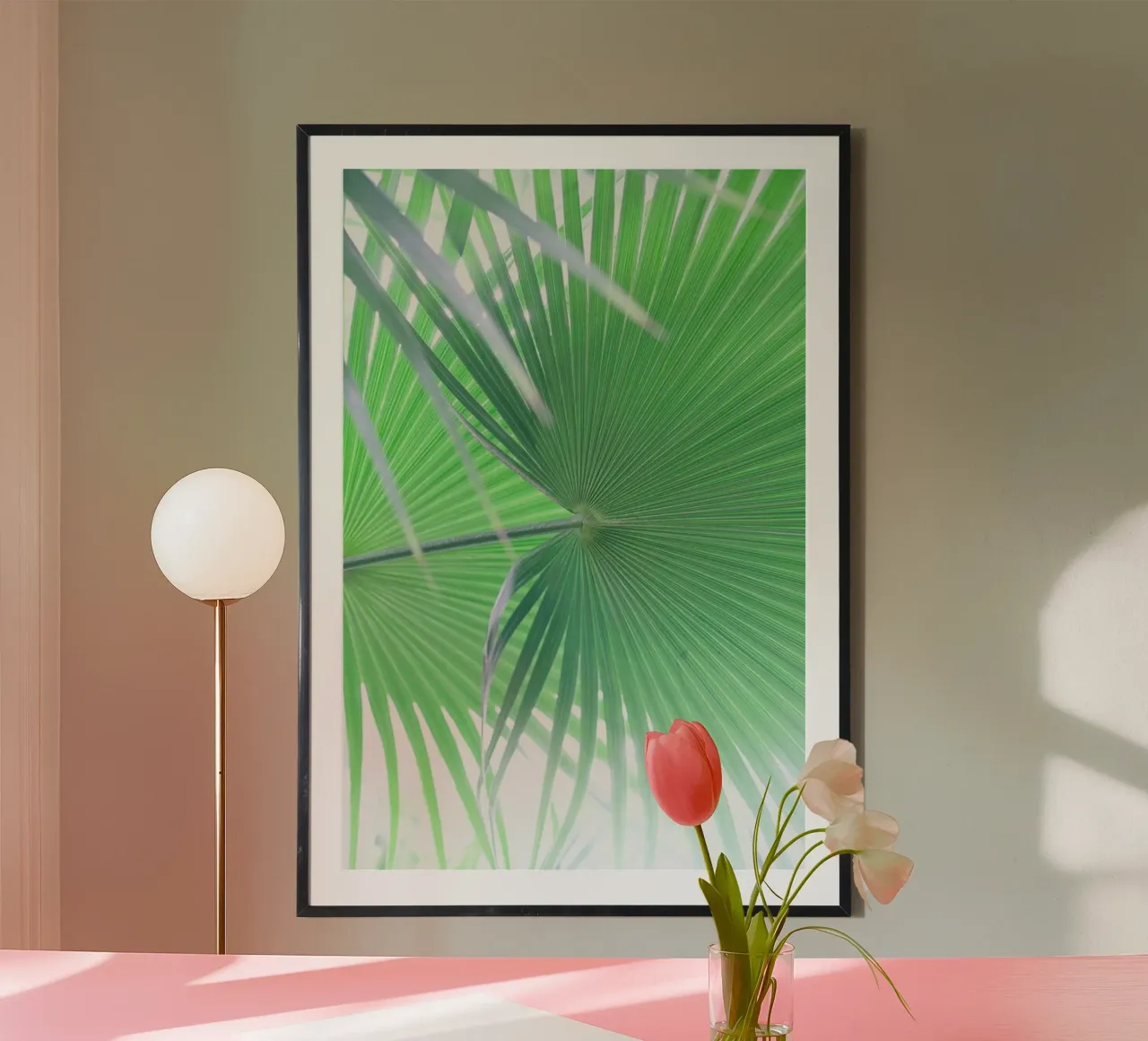 Blue Mountains poster con telaio in plastica da Marlene Sørensen