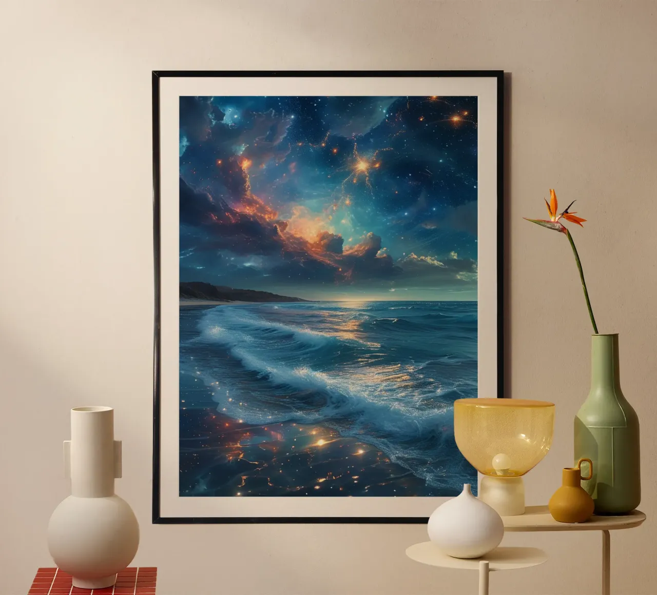 plage vide et nuit calme carta hahnemühle da dinem