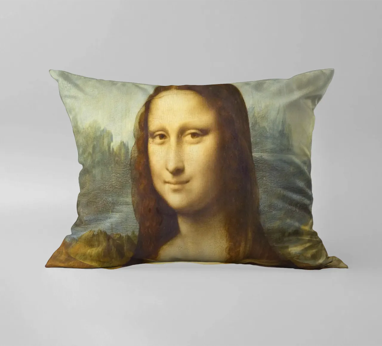 Leonardo da Vinci's Mona Lisa cuscino da Venus Art