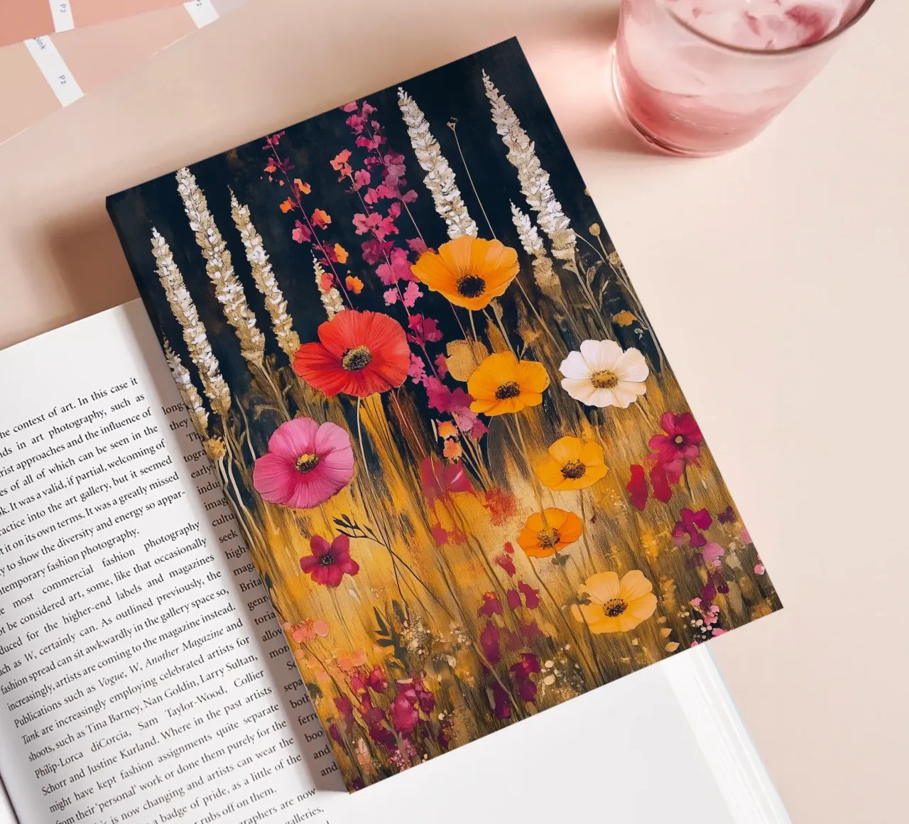 Secret meadow art notebook by Justyna Jaszke JBJart