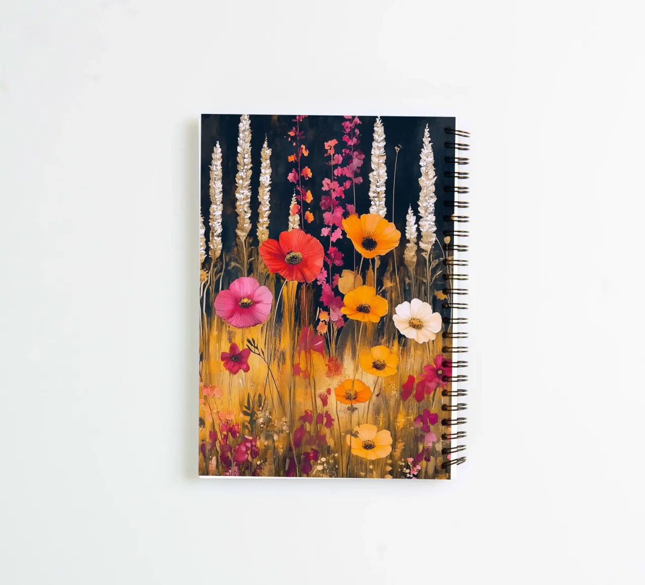 Secret meadow art spiral notebook by Justyna Jaszke JBJart