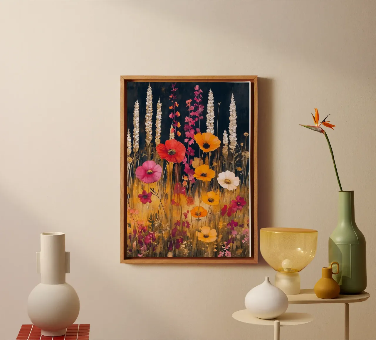 Secret meadow art canvas by Justyna Jaszke JBJart