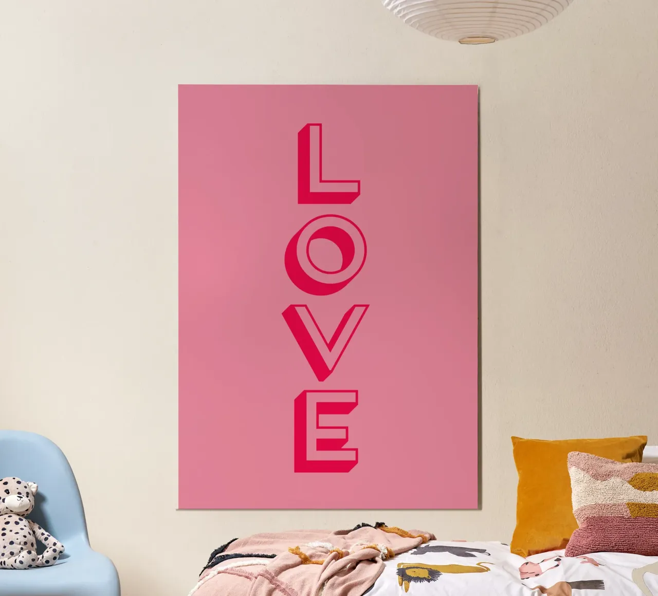 L'amore alluminio dibond da Rose Beck Art