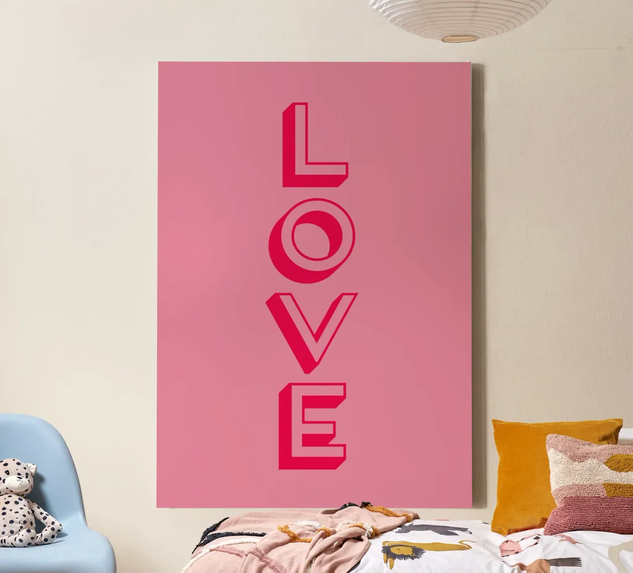 L'amore tela con Cornice a cassetta da Rose Beck Art