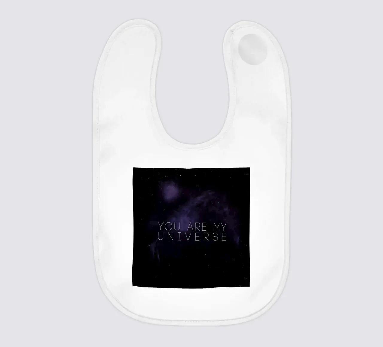 Universe baby bib by Leah Flores