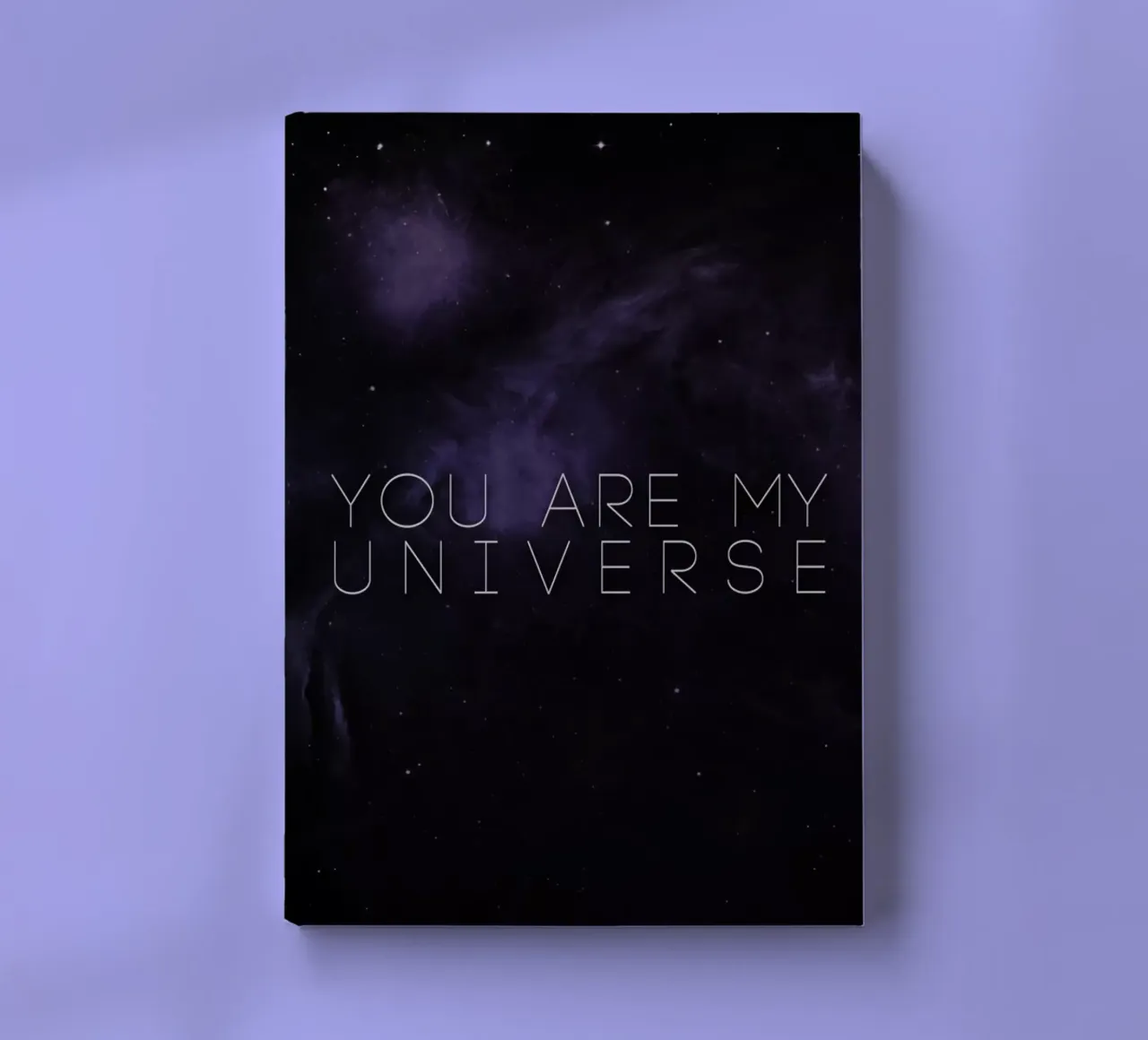 Universe notebook by Leah Flores