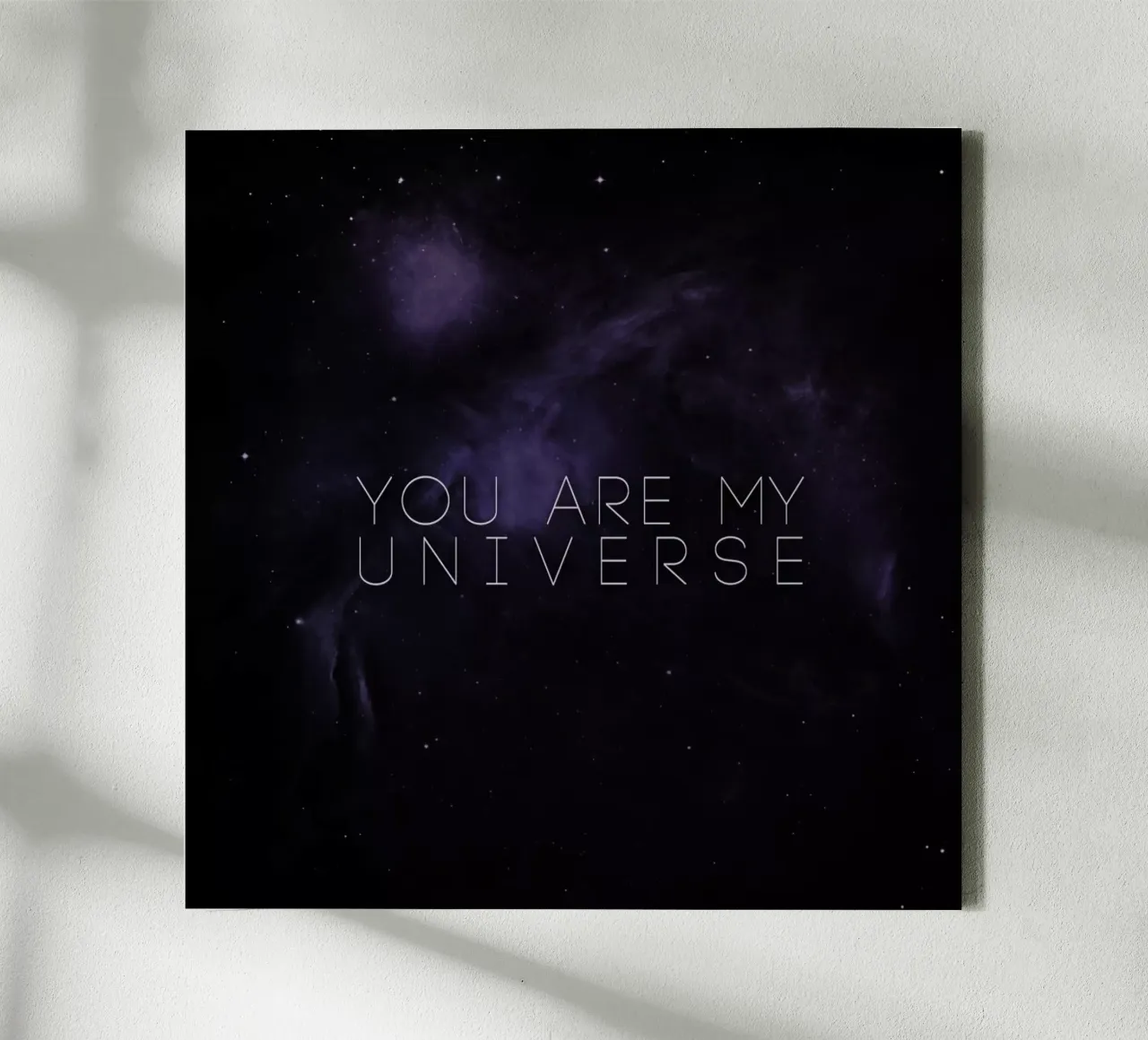Universe tela con Cornice a cassetta da Leah Flores