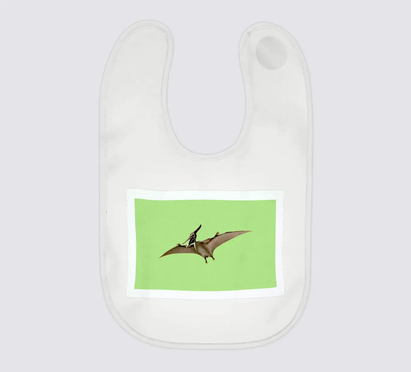 Pterodactyl baby bib by Flora & Fauna