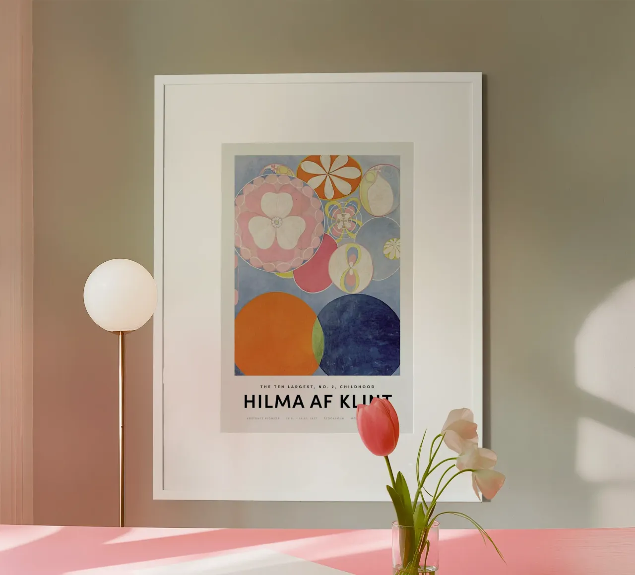Hilma af Klint - Childhood, No. 2 II poster da Vintage by JUNIQE