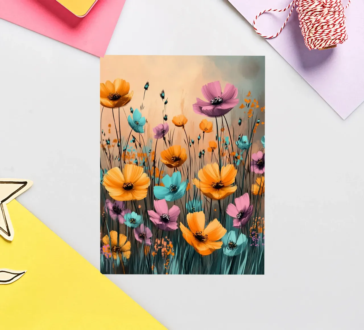 Flowers Meadow E sticker by Mateo