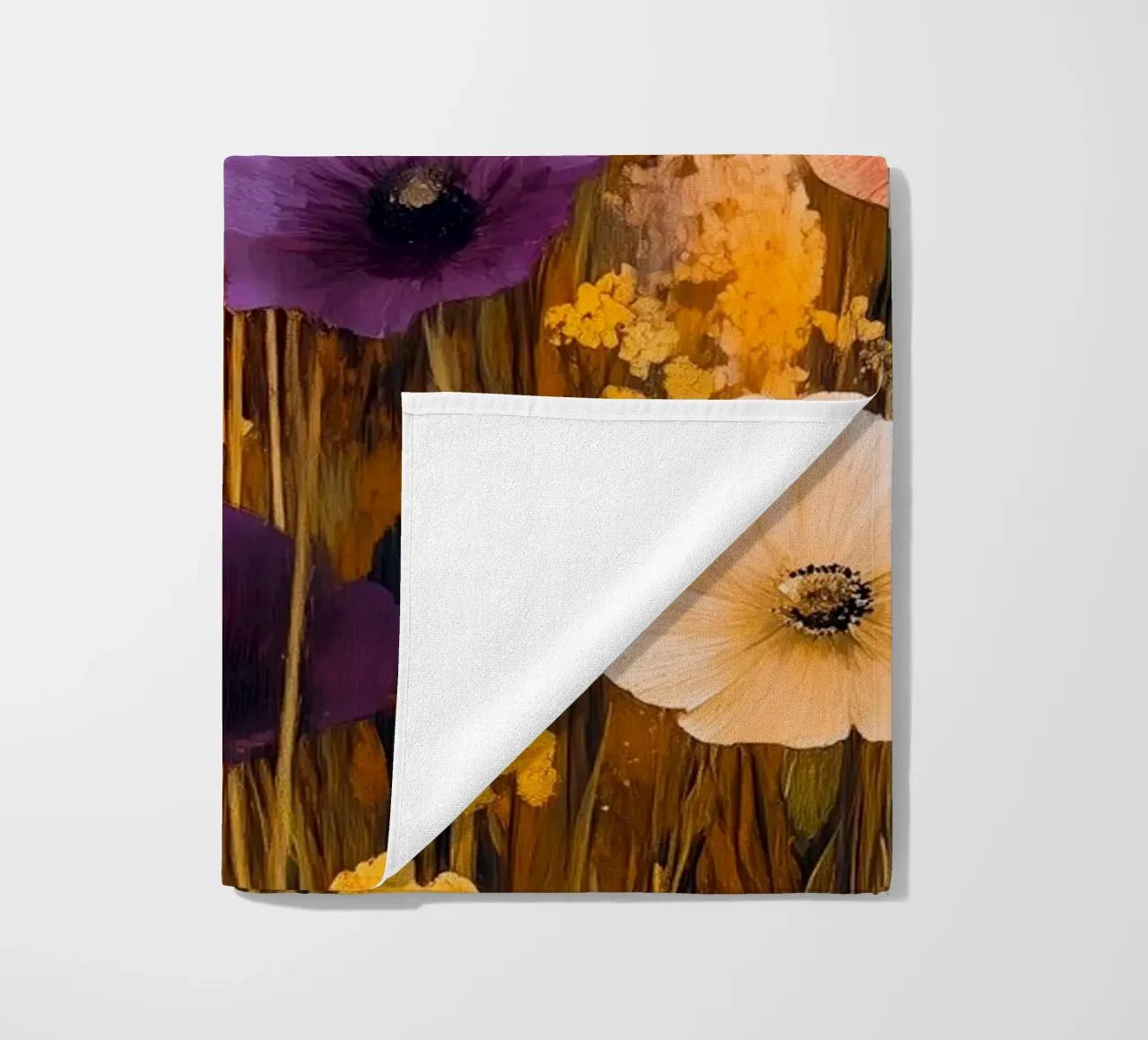 Meadow full of flowers beach towel by Justyna Jaszke JBJart