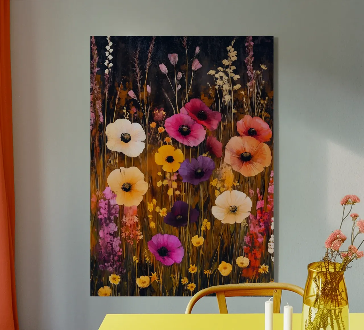 Prato pieno di fiori plexiglass da Justyna Jaszke JBJart