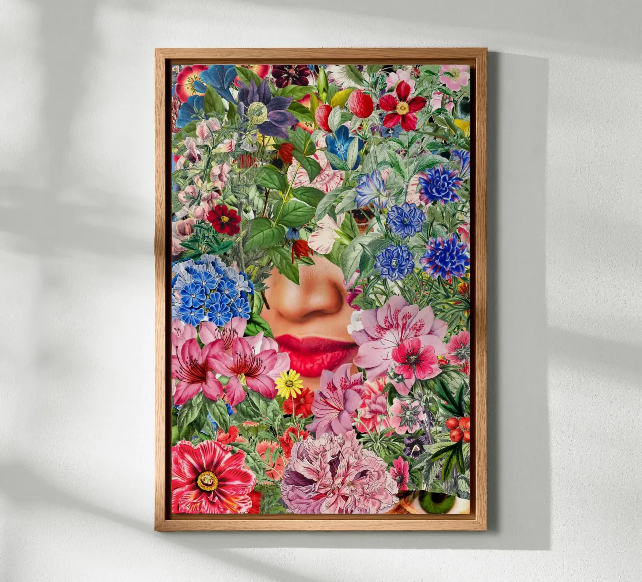 In het oog van de toeschouwer canvas met Baklijst van lipecobr