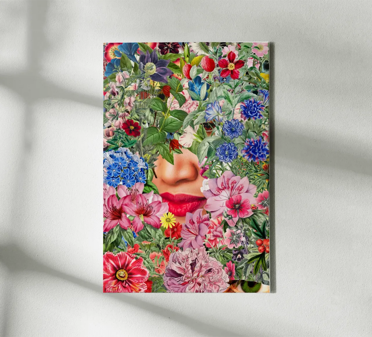 In het oog van de toeschouwer canvas met Baklijst van lipecobr