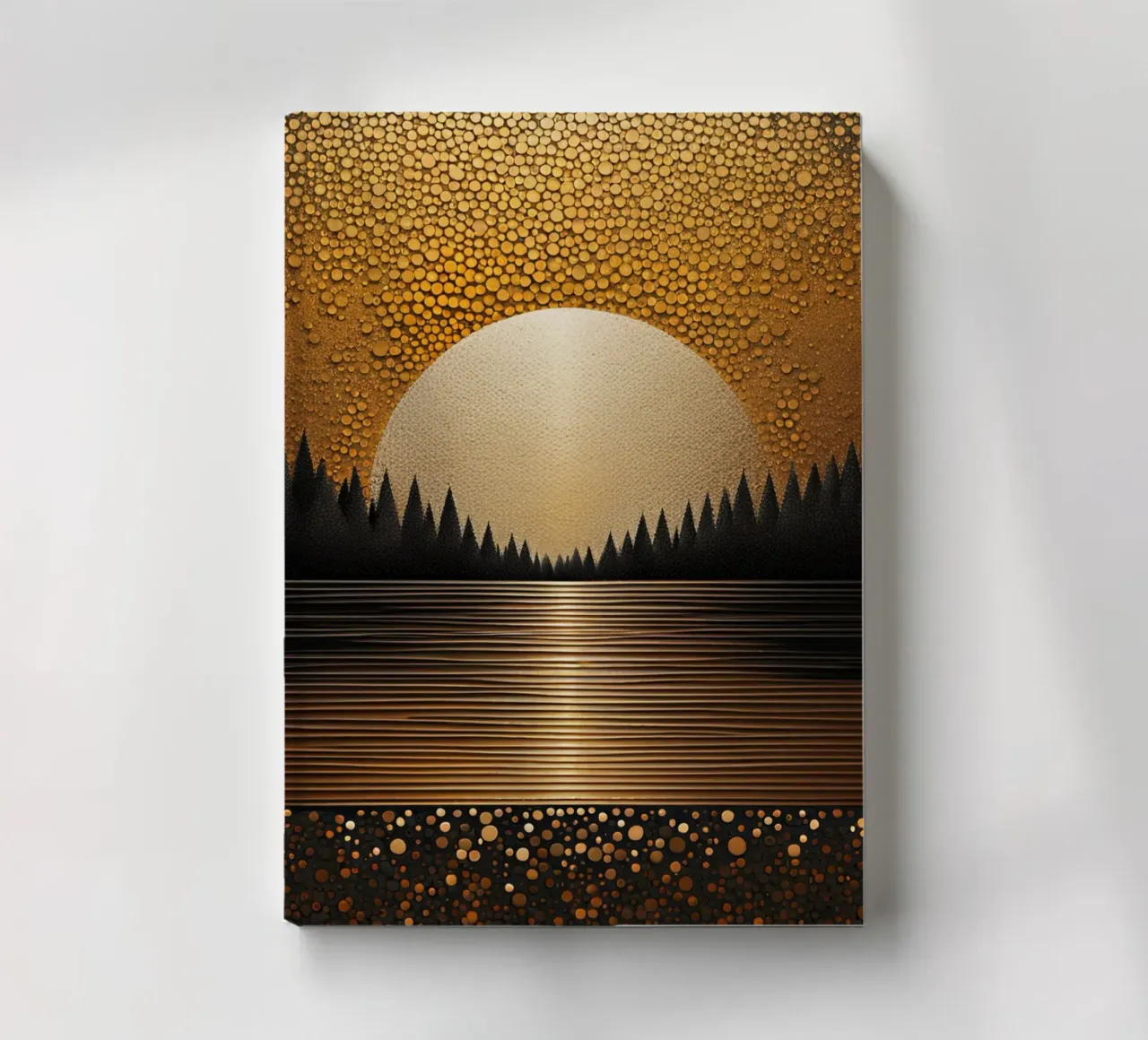sunset in black notebook by dinem