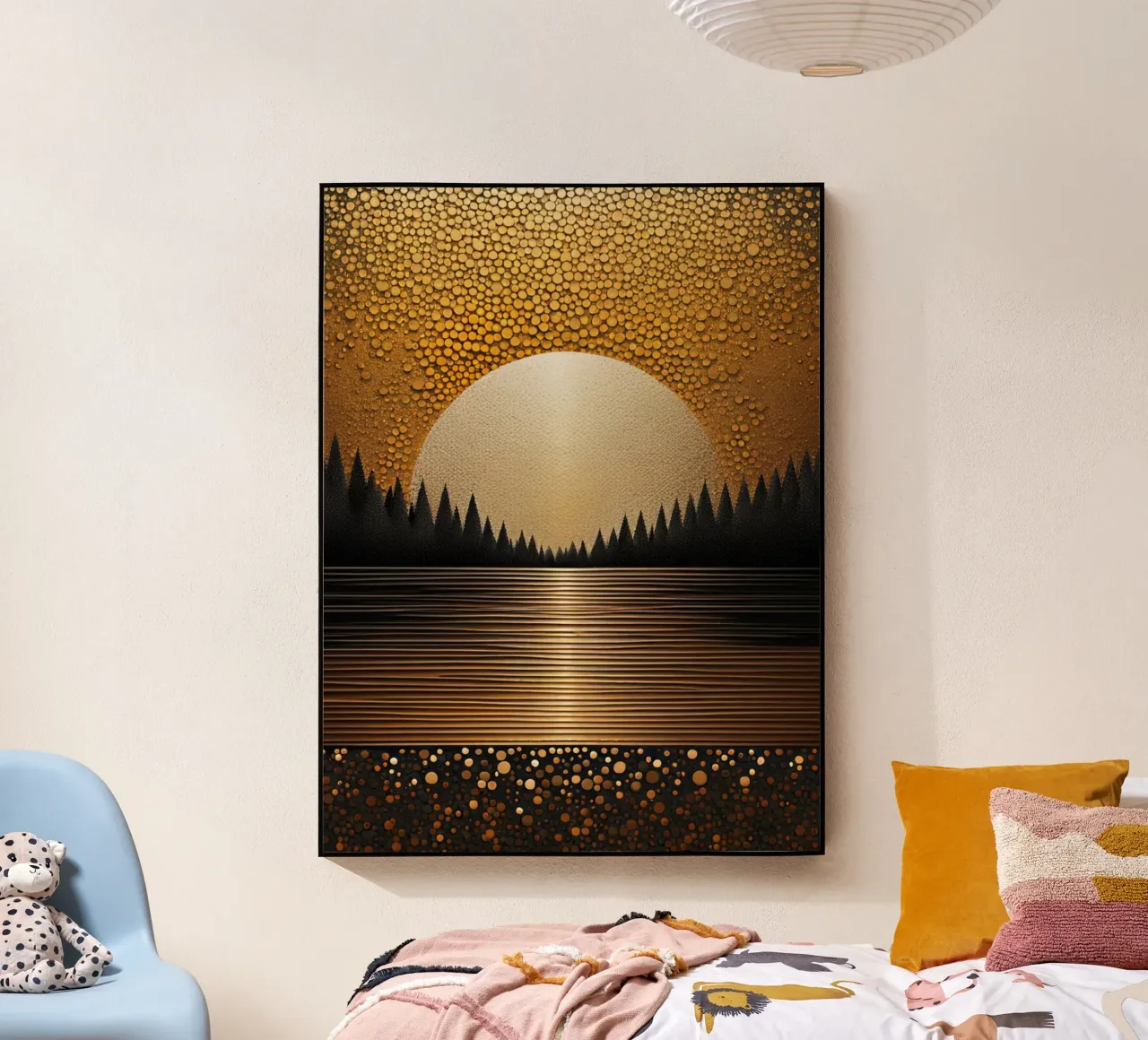 sunset in black plexiglass da dinem